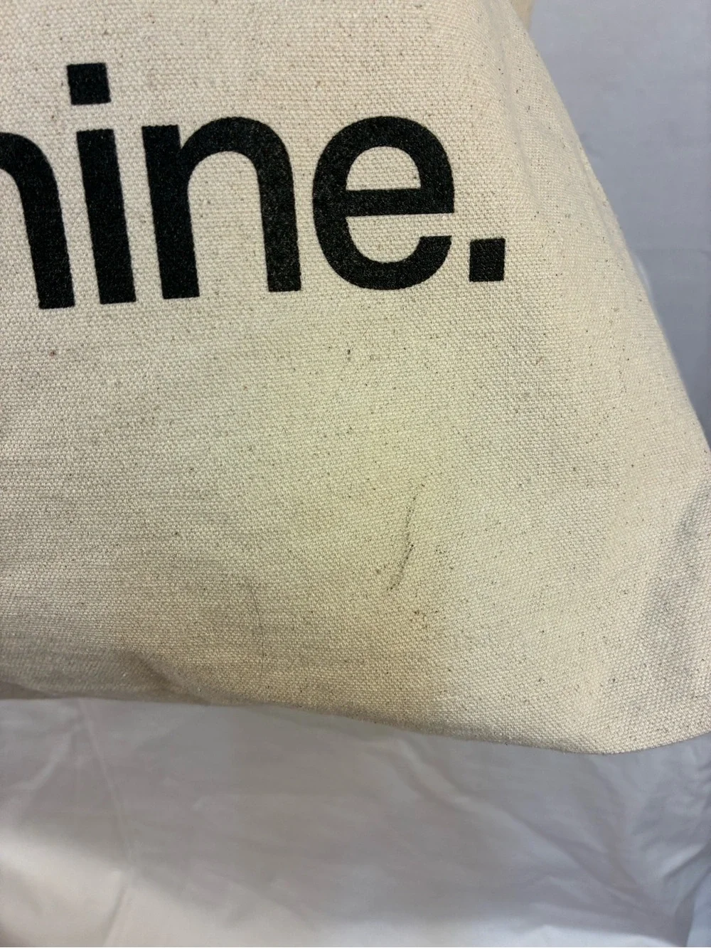 Vuori Large Canvas Tote The Rise The Shine